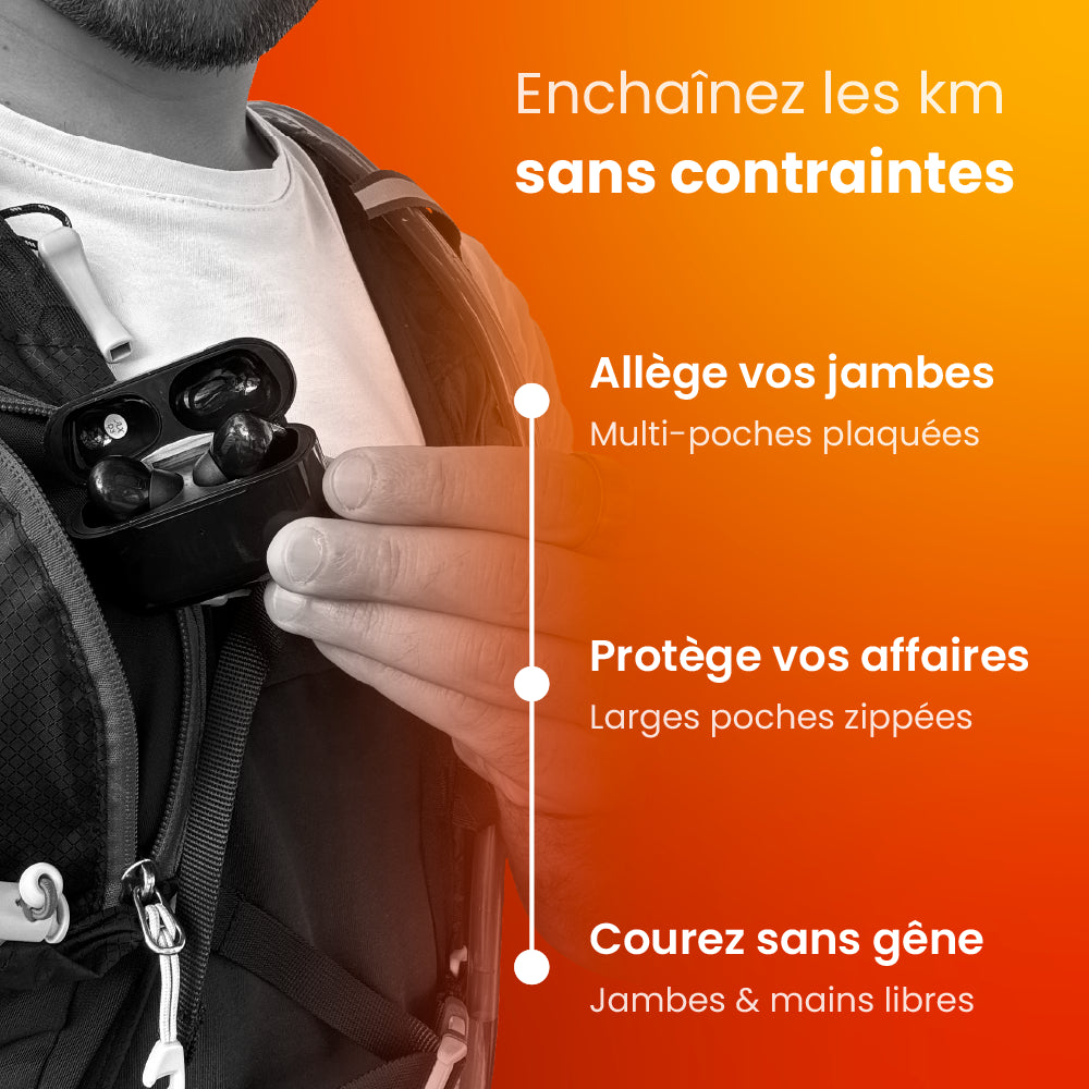 Gilet d’hydratation de running - Disciplin