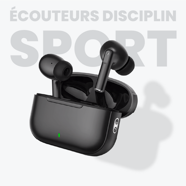 Écouteurs de sport sans fil intra-auriculaires à réduction de bruit