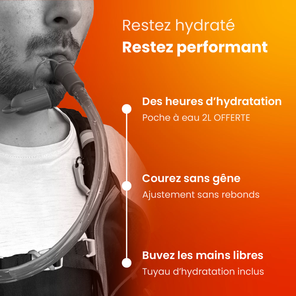 Gilet d’hydratation de running - Disciplin