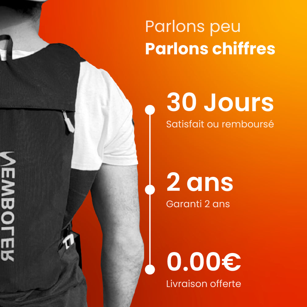 Gilet d'hydratation de running - Progrès
