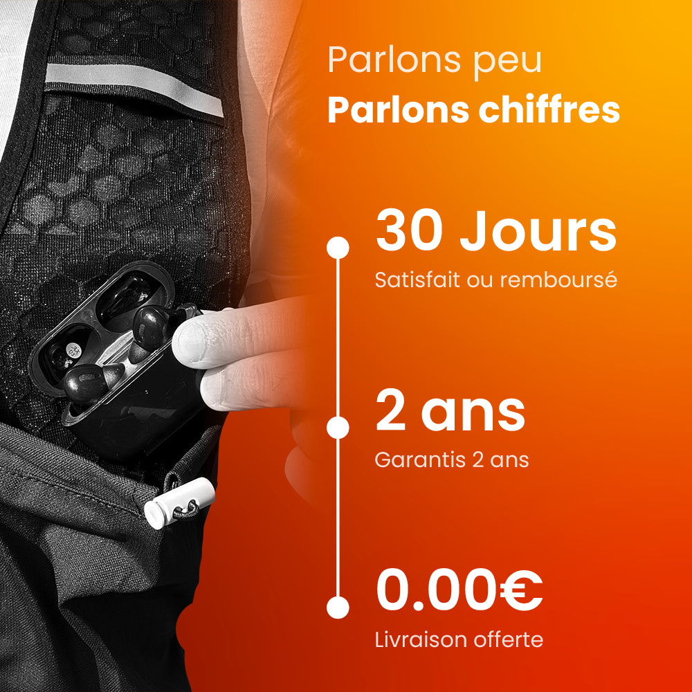 Écouteurs de sport sans fil intra-auriculaires à réduction de bruit